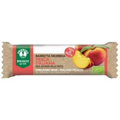 Probios bar organic de piersici 28 g