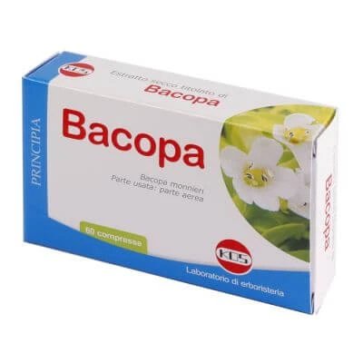 Bacopa monnieri extract uscat 60 comprimate