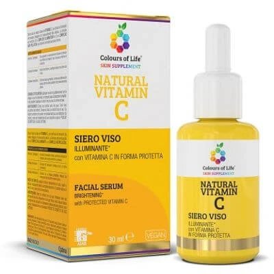 Colours of life ser facial natural cu vitamina C 30 ml