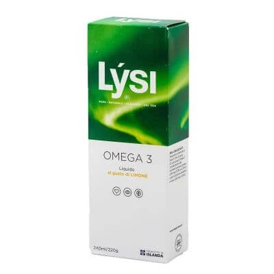 Lysi omega3 lichid lămâie 240 ml