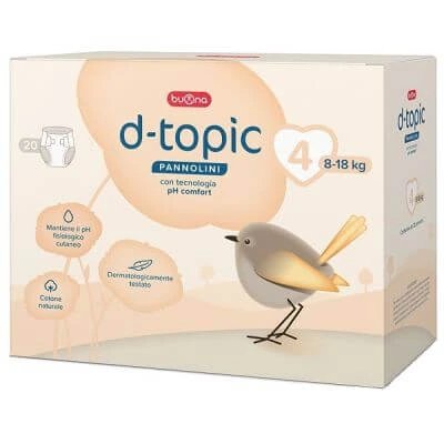 Scutece D-topic mărimea 4 20 bucăți