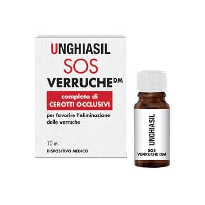 Dispozitiv medical pentru veruci în flacon cu perie 10 ml + 9 plasturi pentru veruci