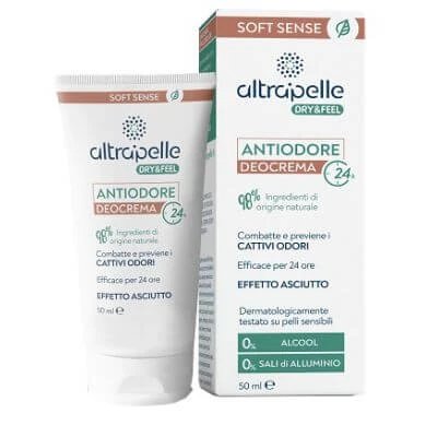 Altrapelle dry & feel deocrema anti-odoare 24h 50 ml