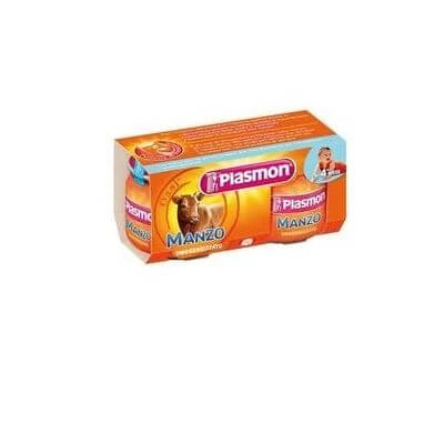 Carne de vită omogenizată Plasmon 120 g x 2 bucăți