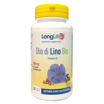 Longlife ulei de in organic 50 perle