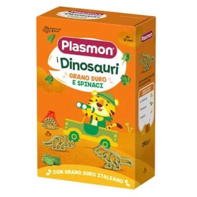 Paste Plasmon dinozaur și spanac 250 g