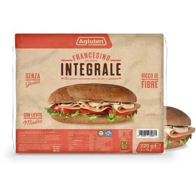 Făină integrală Agluten francesino 225 g