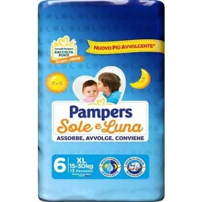 Pampers sun moon xl 13 bucăți