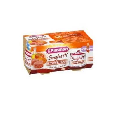Sos ragu de vită Plasmon 80 g x 2 bucăți