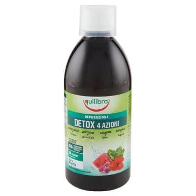 Detox 4 acțiuni gust fructe 500 ml