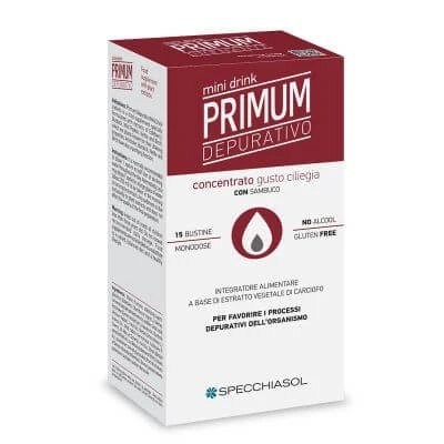 Primum depurativ minidrink cireșe 15 sticksuri 10 ml