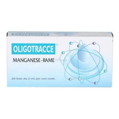 Oligotraces mangan cupru 20 fiole 2 ml