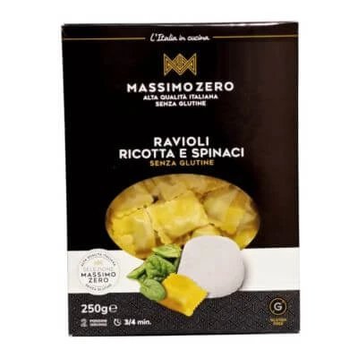 Massimo zero ravioli ricotta și spanac 250 g