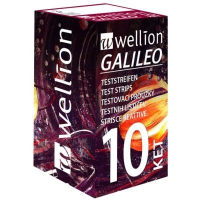 Ketonemia benzi de măsurare wellion galileo benzi 10 bucăți