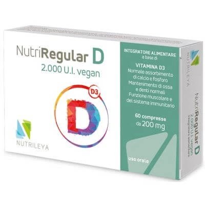 Nutriregular d 2000ui vegan 60 comprimate