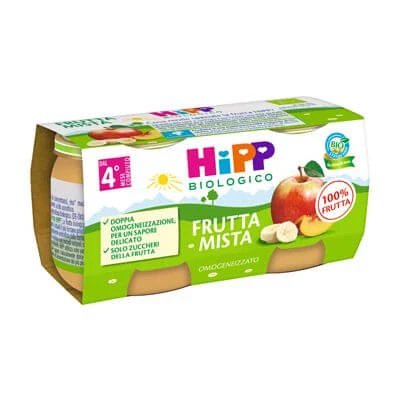 Fructe mixte Hipp bio omogenizate 2x80 g
