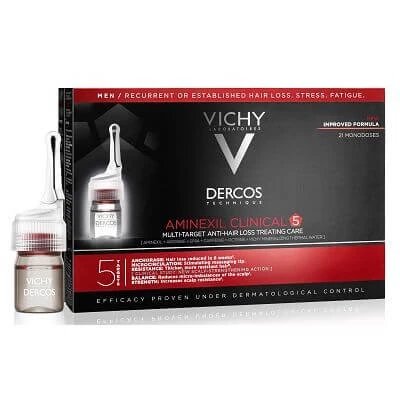 Dercos aminexil flacoane 21 men 6 ml