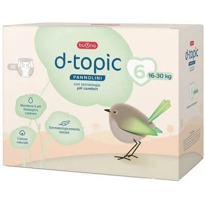 Scutece D-topic mărimea 6 16 bucăți