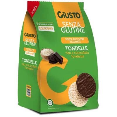 Giusto fără gluten tondelle cioccolato fondente nou 60 g