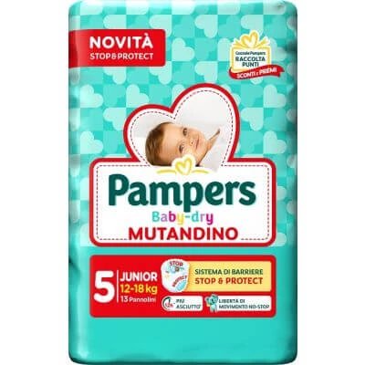 Pampers baby dry lenjerie de corp junior pachet mic 13 bucăți