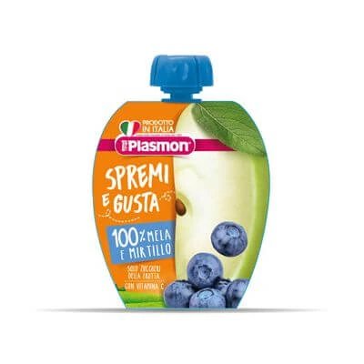 Stoarceți și savurați mere cu afine 100 ml