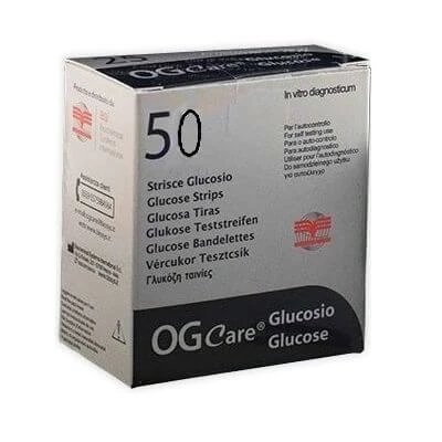 benzi de măsurare a glicemiei ogcare 50 bucăți