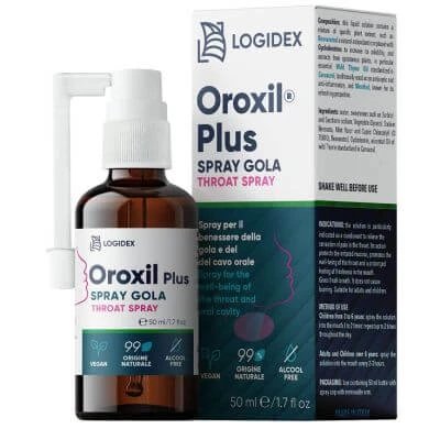 Oroxil plus spray pentru gât 50 ml