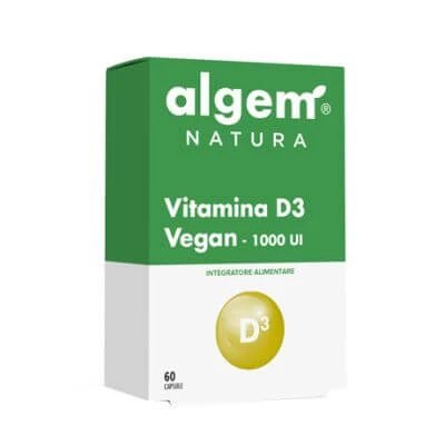 Vitamina d3 vegană 1000 ui 60 capsule