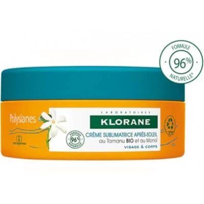 Klorane Cremă sublimatoare după plajă pentru față și corp tamanu și monoi 200 ml