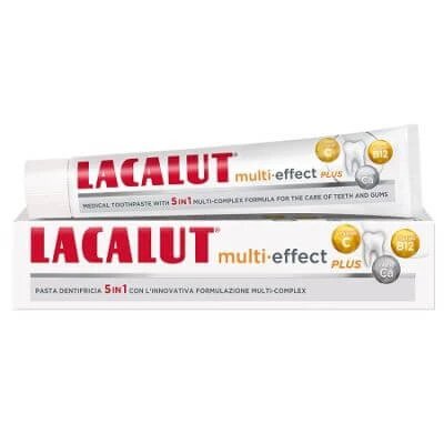 Lacalut Multi Effect Plus pastă de dinți 75 ml