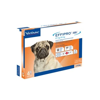 Effipro duo*4pip 2-10kg câini