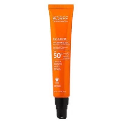 Korff sun secret anti-matte-effect facial fluid spf50+ 50 ml