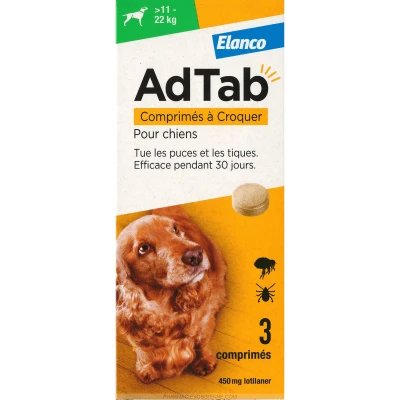 Adtab*3cpr 450mg câini 11-22kg