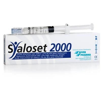 Seringă intra-articulară syaloset 2000 acid hialuronic 1,5% 2 ml 1 buc