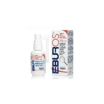 Eburos clorhexidină spray de clătire bucală 0,20% 30 ml