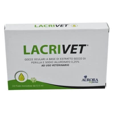 Picături oftalmologice Lacrivet strip 10 flacoane 0,5 ml