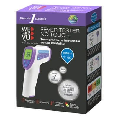 Termometru infraroșu fără contact wecareyu tester de febră fără atingere 1 bucată