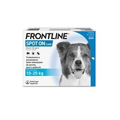 Frontline*3pip 10-20kg câini