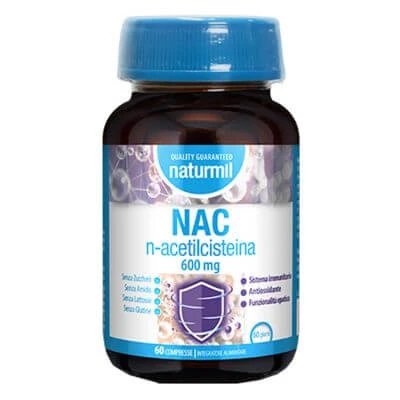 Naturmil nac n-acetylcysteine 600 mg 60 comprimate