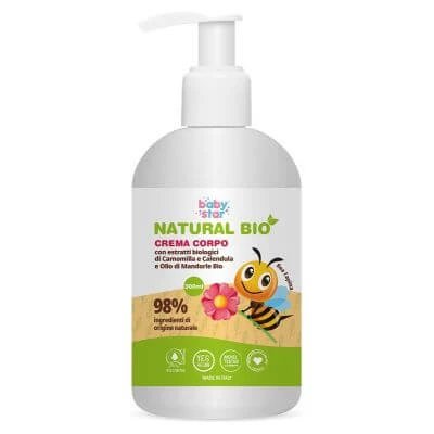 Babystar cremă de corp organică naturală 300 ml