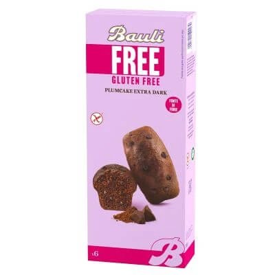 Bauli prăjitură cu prune fără zahăr extra închis 6 bucăți de 35 g