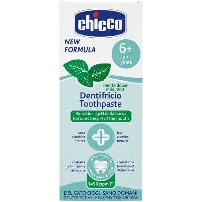 Pastă de dinți Chicco 6 ani+ mentă dulce 50 ml