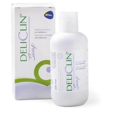 Deliclin detergent intim calmant cu antibacterian 200 ml