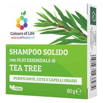 Colours of life șampon solid din arbore de ceai 80 g