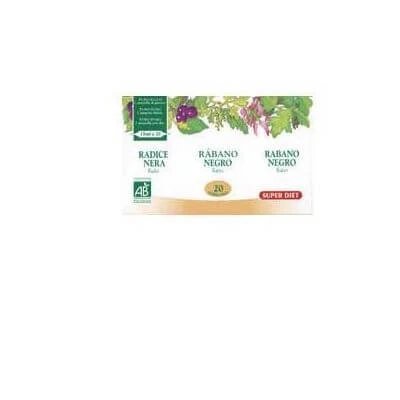 Superdiet rădăcină neagră organică 20 fiole 15 ml