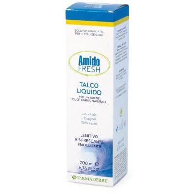 Amidon pudră de talc proaspătă 200 ml
