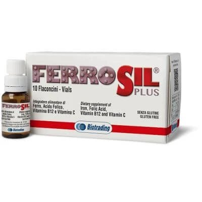 Ferrosil plus 10 flacoane
