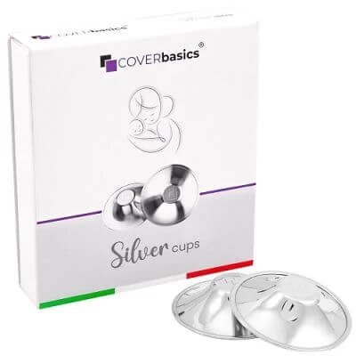 Coverbasics argint cupe uni 2 bucăți