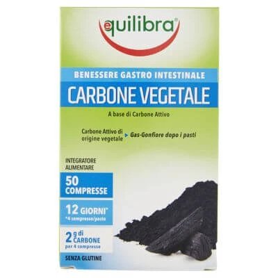 Cărbune vegetal 50 comprimate