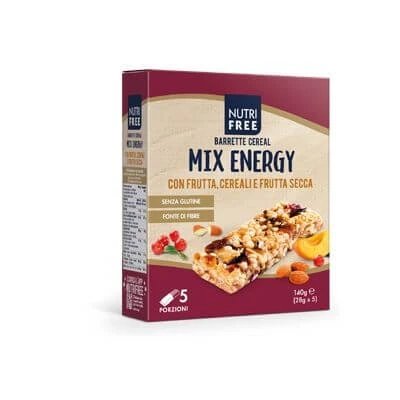 Batoane energizante cu amestec de cereale Nutrifree 28 g x 5